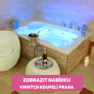 Privátní vinná koupel v Praze